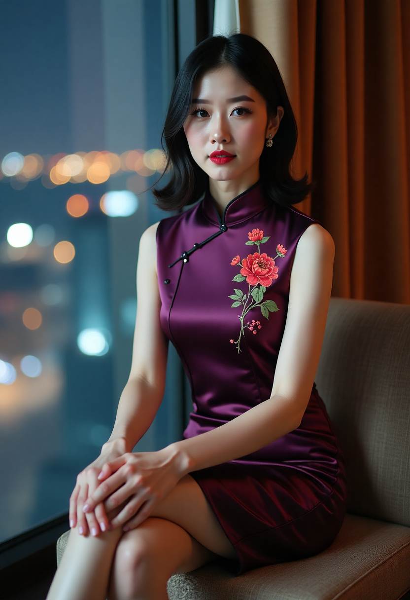 窗边阅读的人影